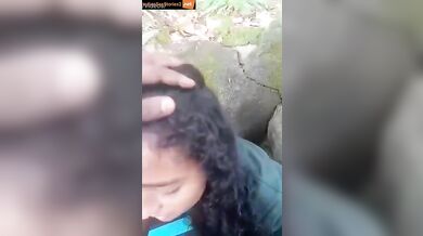 Tamil college girl outdoor blowjob video