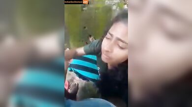 Tamil college girl outdoor blowjob video