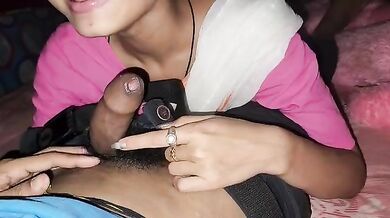 Lovely blowjob by young assamese bhabhi