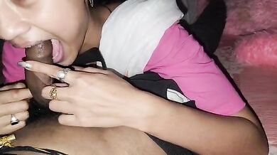 Lovely blowjob by young assamese bhabhi
