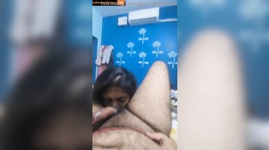 Ass licking by erotic stepmom in porn video