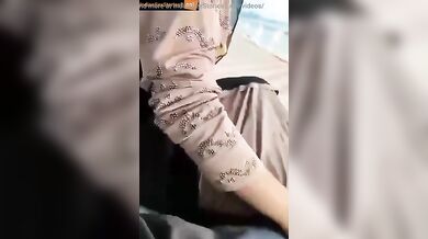 Malayali hijabi girl sucks boyfriend outdoor