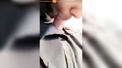 Malayali hijabi girl sucks boyfriend outdoor
