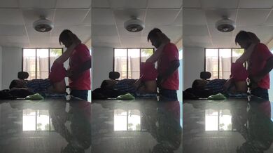 Office HR lady fucked on the table of conference room