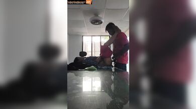 Office HR lady fucked on the table of conference room