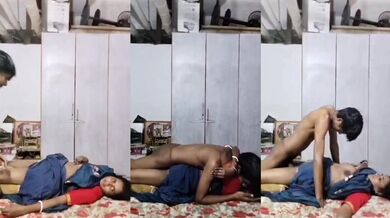 Indian cuckold got wife fucked by big cock servant