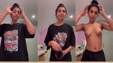 Skinny canadian punjabi girl xxx bathroom video