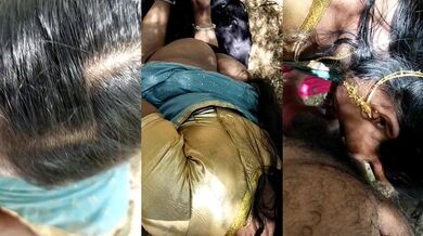 Hot telugu bhabhi roadside sloppy blowjob video