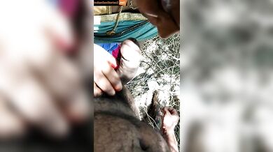 Hot telugu bhabhi roadside sloppy blowjob video