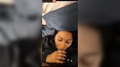 Tamil NRI girl sucking on huge dick