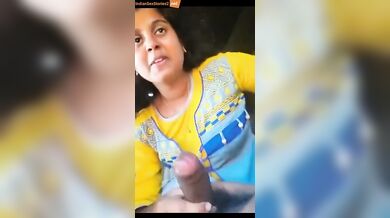 Young tamil girl sucks cock like a lollipop!