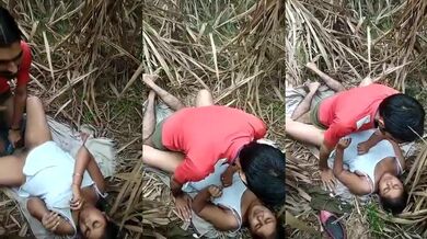 Desi girlfriend sharing in xxx jungle video