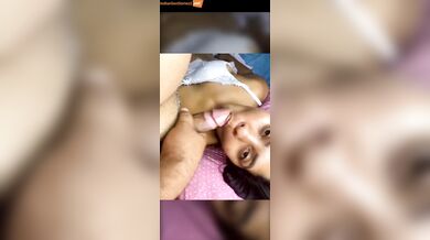 Mallu cheating wife gets mouth full of cumshot