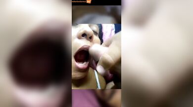 Mallu cheating wife gets mouth full of cumshot