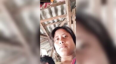 Slum aunty making her own xxx fuck selfie