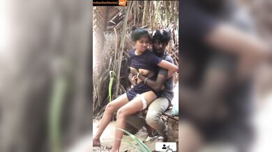 Young tamil girlfriend fucked outdoor by rowdy boyfriend