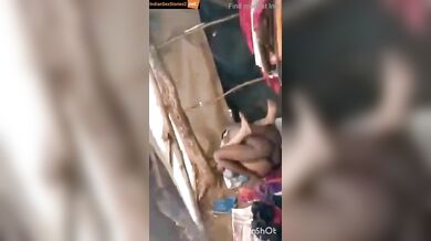 Local slum desi couple caught fucking!