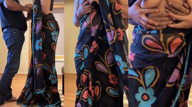 Hindi bhabhi xxx porn video - Padosi uncle enjoying with her