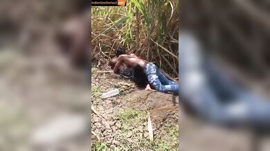 Desi girl caught fucking in sugarcane farm