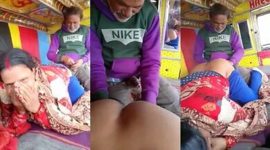 Conductor uncle fucking randi in truck cabin