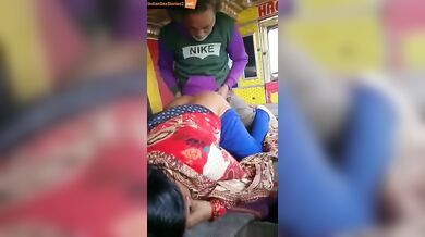 Conductor uncle fucking randi in truck cabin