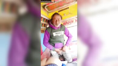 Conductor uncle fucking randi in truck cabin