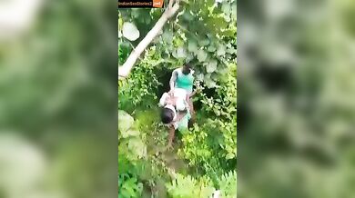 Young bihari girl gangbang fucking in jungle sex video