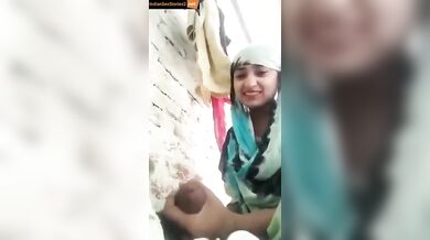 Muslim chacha fucking bhatiji's mouth with big cock