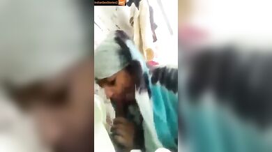 Muslim chacha fucking bhatiji's mouth with big cock