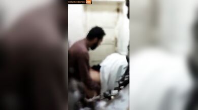 Paki nurse bhabhi doggy fucking in hospital bathroom