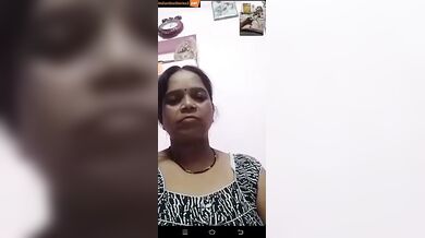 Desi Indian granny shows her pussy in whatsapp video call