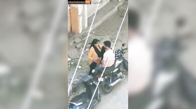 Horny bhabhi's outdoor romance caught in hidden cam video