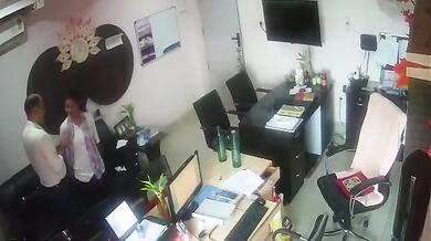Surat builder and secretary fucking in office (leaked CCTV porn)