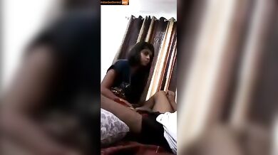 Punjabi speaking girl gets jaw pain with blowjob