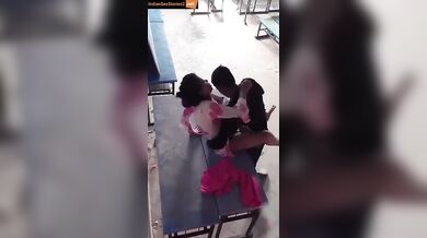 Young school teachers fucking in school (leaked sex scandal video)