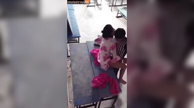Young school teachers fucking in school (leaked sex scandal video)