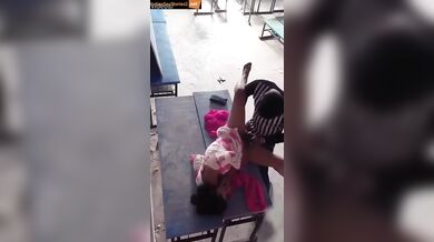 Young school teachers fucking in school (leaked sex scandal video)