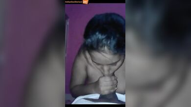 Huge dick in horny tamil lady's mouth!