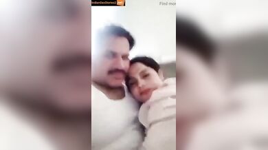 Pakistani cheating woman boobs sucking with lover