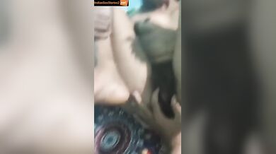 Young marathi girl opened her hairy pussy before fucking