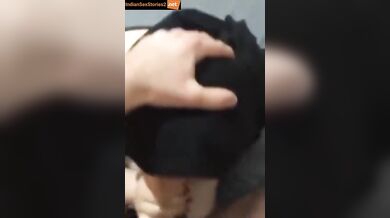 Hijabi housewife sucking cock like lollipop