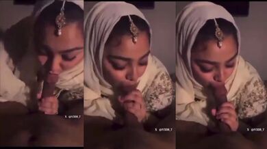 Bangladeshi muslim bhabhi sucking ex lover's black dick