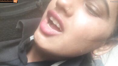 Bindu bhabhi rubbing her pussy and tasting her juices