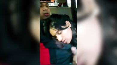 Punjabi bhabhi and boss in car blowjob mms