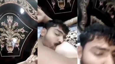 Pakistani bhabhi sucking with food delivery guy
