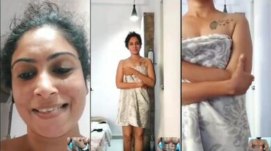 Mallu bhabhi naked stripping in video chatting