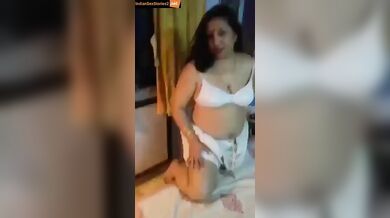Mature bengali housewife talks dirty while stripping