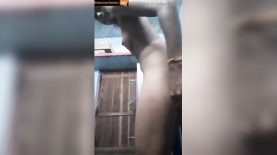 Skinny marathi village girl showing hairy pussy