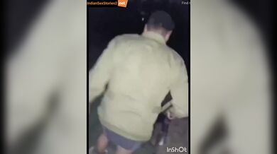 Pakistani police guy caught fucking a begger aunty