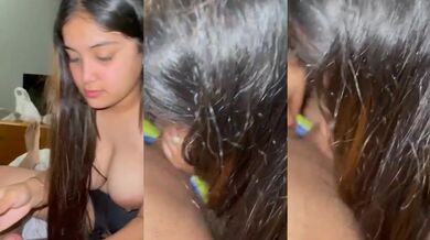 Punjabi girl sucking a thick cock in hot mms